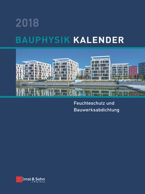 cover image of Bauphysik Kalender 2018
